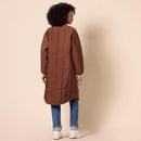 Amazon Essentials AEWP30272F23 Women's Oversized Quilted Coat, M, Deep Brown - Like New
