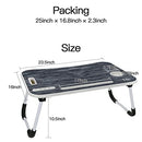 TZT 23.5" Portable Laptop Desk with USB Charge Port B093SMTL8C - Gray - Brand New