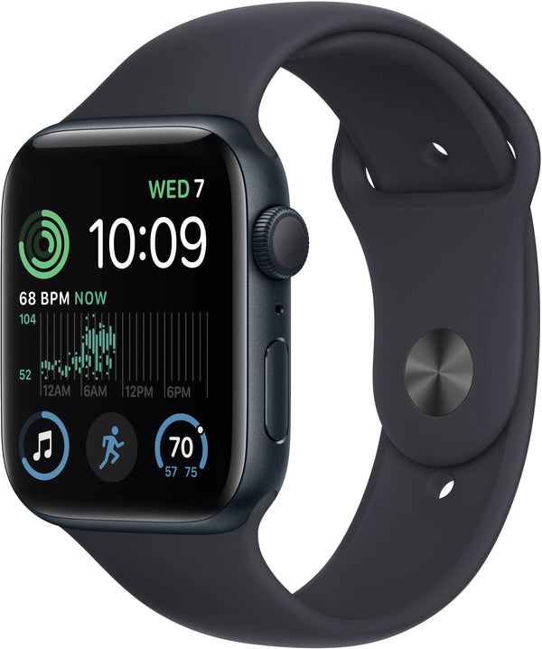 Apple Watch SE 2nd Gen GPS 44mm Aluminum Case Midnight Sport - Scratch & Dent