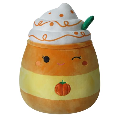 SQUISHMALLOWS 14" DELINDY ORANGE PUMPKIN SPICE LATTE - ORANGE - Brand New