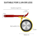 YIHANGYE BELT STRAP WRENCH 8 INCHES (Red Handle, Yellow Strap) - Like New