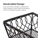 Gourmet Basics by Mikasa Loop and Lattice 2-Tier Rectangular Basket B0722C3PVH - Brand New