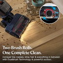 BISSELL PET HAIR ERASER DUALBRUSH UPRIGHT VACUUM, HEPA - NAVY - Like New