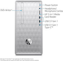 HP Pavilion Desktop i5-8400 8GB 16GB Optane 1TB HDD 590-P0050 - SILVER - Like New