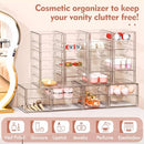 SNSLXH MAKEUP ORGANIZER, 30 DRAWERS ACRYLIC CLEAR DRAWER ORGANIZER - CLEAR - Like New