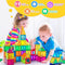 COSSY 120Pcs Magnet Tiles 3D Building Blocks Set T-MT-120-9X - Multicolor - Like New