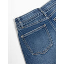 WONDER NATION GIRLS BAGGY DENIM SHORTS - SIZE: YOUTH 14 - MEDIUM ENZYME BELTED - Brand New
