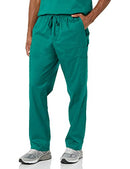 AMAZON ESSENTIALS MEN'S ELASTIC WAISTBAND STRAIGHT LEG SCRUB PANT TEAL BLUE M - Like New