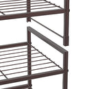 SIMPLE HOUSEWARE 3-TIER STACKABLE SHOES RACK STORAGE SHELF - BRONZE - Like New