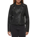 LW7RU613 Levi's Women's Faux Leather Jacket, Classic Black, X-Small - Brand New
