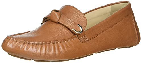 W25476 COLE HAAN WOMEN EVELYN BOW DRIVER LOAFER PECAN SIZE 10 - Like New