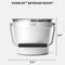 YETI BEVERAGE/ICE BUCKET HOLDS 6 LONGNECKS OR 3 BOTTLES OF WINE - WHITE - Like New