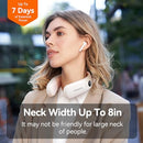 DOUBLEPOW 10000MAH RECHARGEABLE NECK WARMER FOR NECKS UP TO 8 INCHES - WHITE - Like New