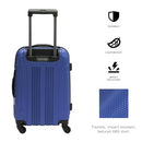 Kenneth Cole REACTION Out of Bounds Hardshell 4-Wheel Spinner Luggage 20" - Blue - Brand New