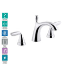 Willamette 8 in. Widespread 2-Handle Low Flow Bathroom Faucet in Polished Chrome - Like New