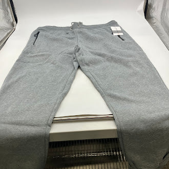 PRO STAR MEN'S FIT FLEECE LINED DRAWSTRING JOGGERS - SIZE: MEN 3XL - LIGHT GRAY - Brand New