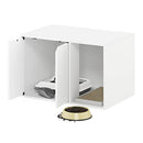 FURRINO FURINNO PELI LITTER BOX ENCLOSURE, SMALL, SOLID WHITE - WHITE - Like New