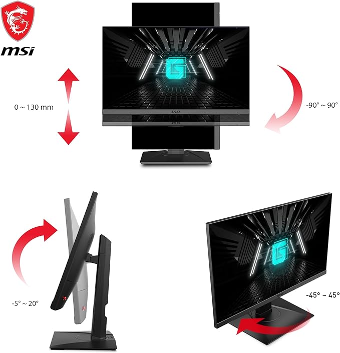 MSI G272QPF 27" Gaming Monitor 2560 x 1440 (QHD) Rapid IPS 1ms 170Hz - BLACK - Like New