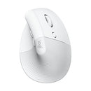 910-006469 LOGITECH LIFT VERTICAL ERGONOMIC MOUSE WIRELESS BLUETOOTH - WHITE - Like New