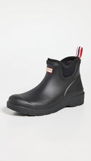 WFS3020RMA Hunter Women's Play Chelsea Rain Boot Black Size 8 - Brand New