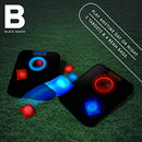 Black Series The Light Up Bean Bag Toss Cornhole Game Multi-Player Set - Brand New