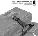 Travel Select Amsterdam Expandable Rolling Upright Luggage 2-Piece Set - NAVY - Like New