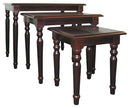 ORE International Cherry Nesting Tables - Brand New