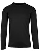 GALAXY BY HARVICE MEN'S LONG SLEEVE MOISTURE-WICKING PERFORMANCE CREW NECK TEE - Brand New