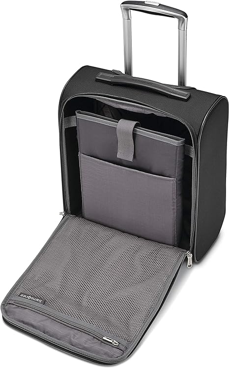 Samsonite Solyte DLX Softside Luggage Midnight Black Underseater 123570-1548 Like New