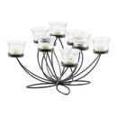 Zingz & Thingz Romantic Collection Candelabra Centerpiece Candle Holder - Black - Brand New