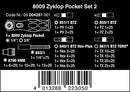 WERA ZYKLOP POCKET SET 2, RATCHET SET, 18 PIECES - MULTICOLOR - Like New
