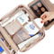 NISHEL Travel Toiletry Bag for Women Large Capacity Makeup Essentials Organizer - Like New