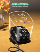AILE BLOOD PRESSURE MONITOR MACHINE - LARGE CUFF & DISPLAY, FC-BP131 - BLACK - Like New