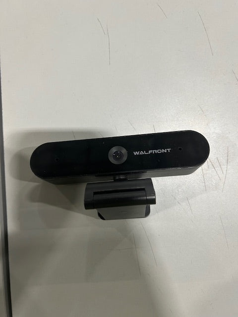 WALFRONT WEBCAM CAMERA USB WIRED WITH MIC - BLACK - Like New