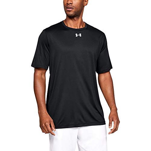 1305775 MEN'S UNDER ARMOR 2.0 LOCKER TEE S/S, SIZE MEN L, BLACK - Brand New