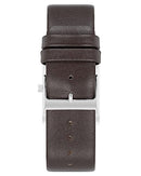 ARMITRON MEN'S GENUINE CRYSTAL ACCENTED LEATHER STRAP WATCH - Brand New