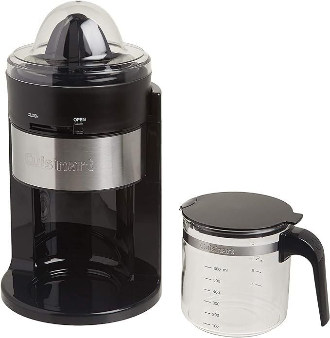 Cuisinart Citrus Juicer 24 Ounce with Carafe CCJ-900P1 - Black/Silver - Like New
