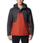 1960612 COLUMBIA Men's Tunnel Falls Interchange Jacket Warp Red Shark XL - Like New