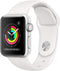 For Parts: APPLE WATCH SERIES 3 GPS 38mm SILVER - CANNOT BE REPAIRED-PHYSICAL DAMAGE