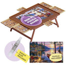 JoyBerri Jigsaw Puzzle Board with Free Puzzle 1500 Piece Jigsaw Table - Brand New