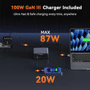 TOBENONE M4 MACBOOK DOCKING STATION DUAL MONITOR 4K@60HZ - UDS038M - GRAY - Like New