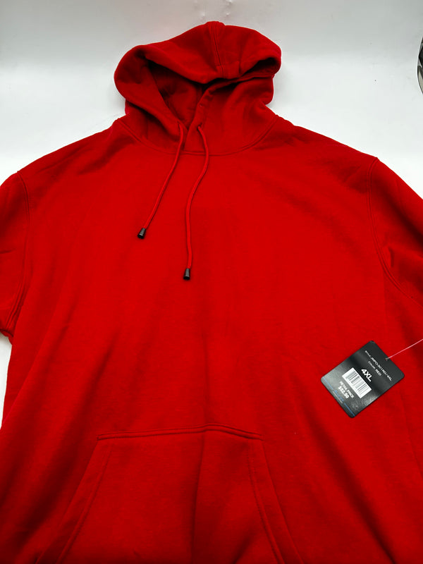 BLUE ICE PREMIUM CLOTHING PULLOVER HOODIE - SIZE: MEN 4XL - RED - Brand New