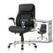 NOUHAUS +POSTURE ERGONOMIC PU LEATHER OFFICE CHAIR - BLACK - Like New
