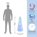 SHareconn 4ft Prelit Christmas Tree Remote Controlled Multi-Color RGB White - Brand New