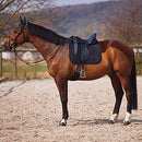 HORZE Cooling Summer Quilted Dressage Horse Saddle Pad Ventilation - Dark Grey - Brand New