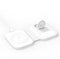 ZTECH Magnetic Folding 3-in-1 Fast Wireless Charging Station ZTWC044WHT - WHITE Like New