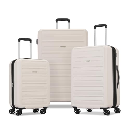 AMERICAN TOURISTER WESTRIDGE HARDSHELL LUGGAGE SET 3 PIECE MORNING LIGHT PINK - Brand New