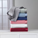 OakRidge Fleece Blanket with Luxurious Satin Binding Edges Lightweight - Brand New