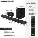 Samsung - Q-series 11.1.4 ch. Wireless Dolby Atmos Soundbar Rear Speakers Black Like New