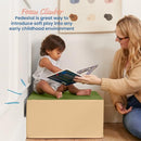 ECR4Kids SoftZone Pedestal Play Block Corner Climber, Playset, Earthtone - Brand New